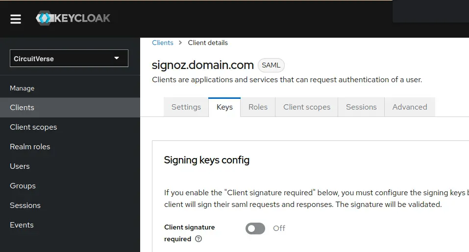 Client Signature Required